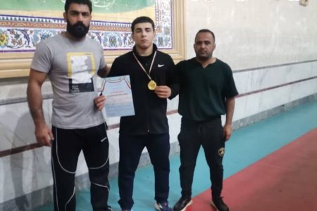 فرزند برومند شوش قهرمان مسابقات کشتی استان خوزستان شد