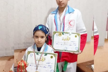 درخشش اعضای جوانان جمعیت هلال‌احمر شهرستان کرخه در مسابقات قهرمانی کاراته کشور