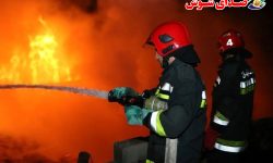 آتش‌سوزی تریلر حامل سوخت در جاده شوش به اهواز مهار شد