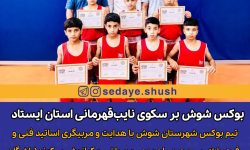 بوکس شوش بر سکوی نایب‌قهرمانی استان ایستاد