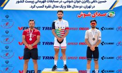درخشش دوچرخه‌سوار شوشی در مسابقات قهرمانی پیست کشور