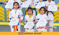 بانوان کاراته‌کار با کسب چهار نشان طلا و یک نقره، سوم خوزستان شدند